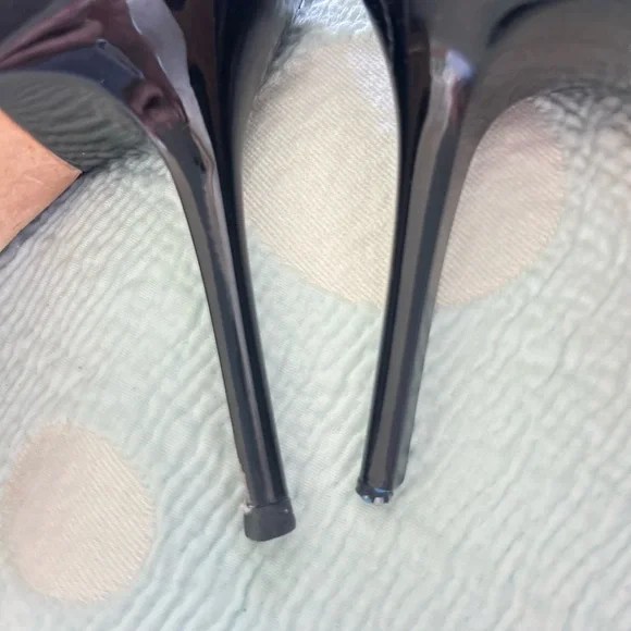 Jimmy Choo Black Suede Heels - Picture 4 of 8